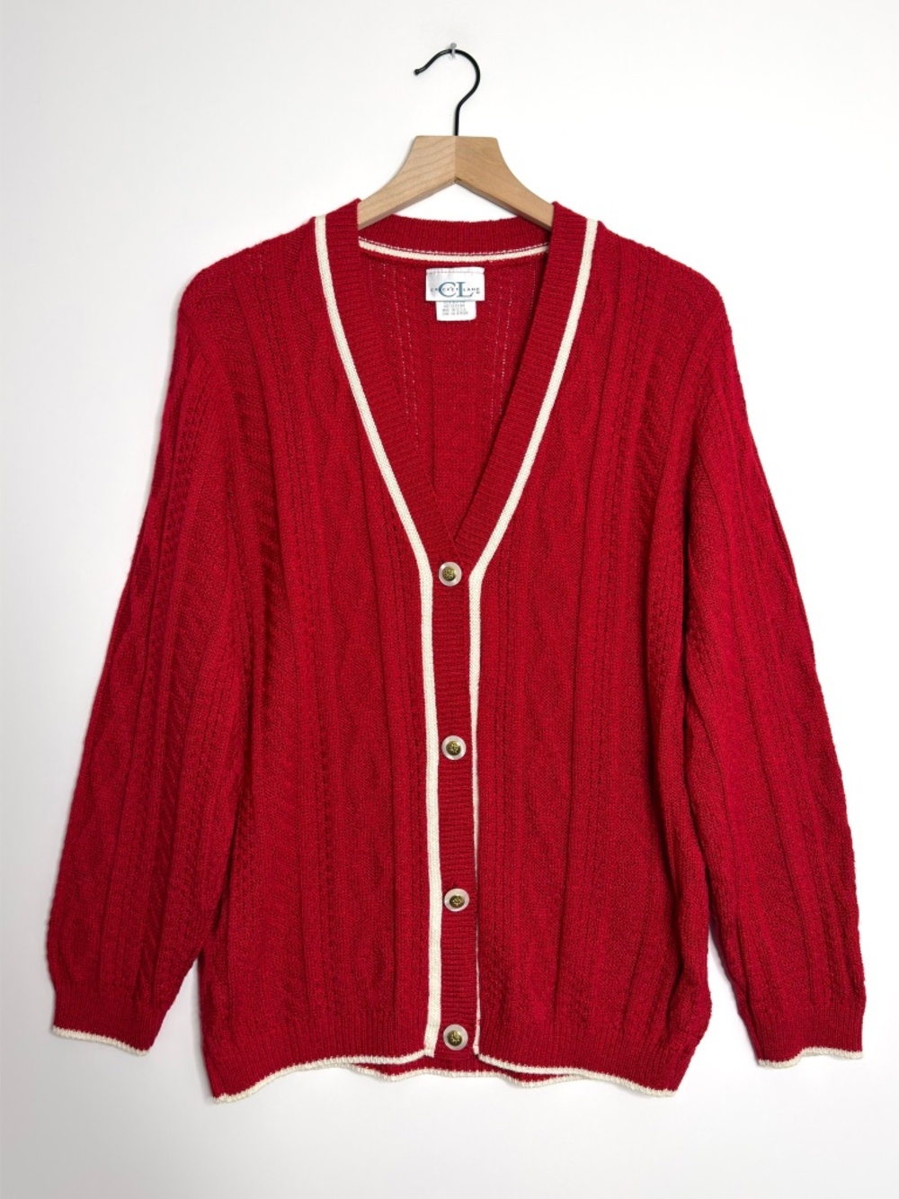 Vintage Cricket Lane Preppy Cardigan